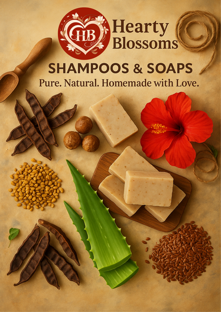 Hearty Blossom Shampoo & Soaps
