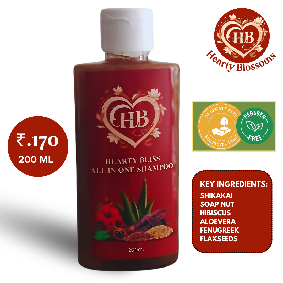 Hearty Bliss All-in-One Shampoo – 200ml