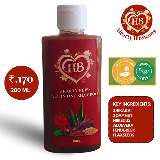 Hearty Bliss All-in-One Shampoo – 200ml